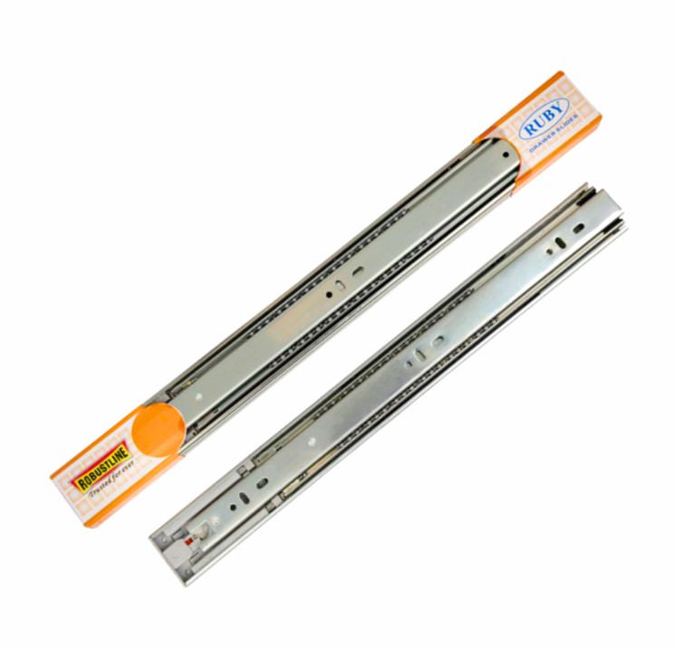 Drawer Slide Double System (push To Open + Soft Closing) 45mm